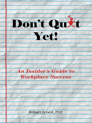 cover image of Don't Quit Yet!